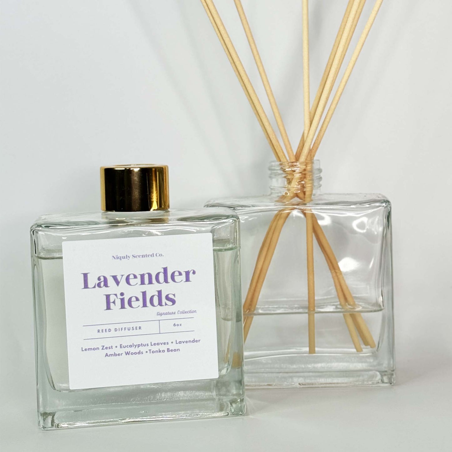 The Lavender room spray brings a peaceful, fragrant aura with its relaxing floral notes.