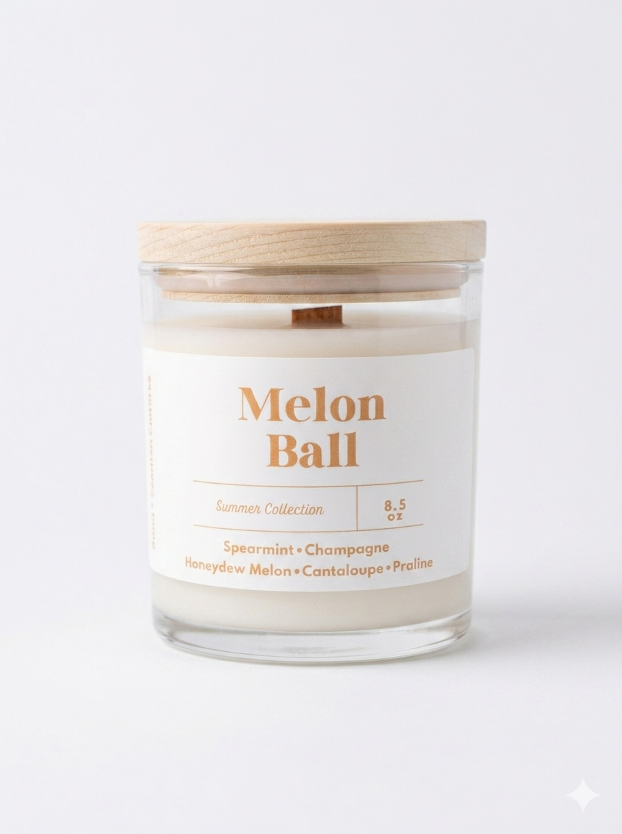 Melon Ball Candle