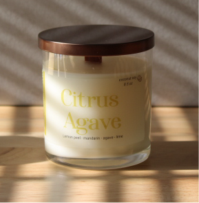 Citrus Agave Scented Candle