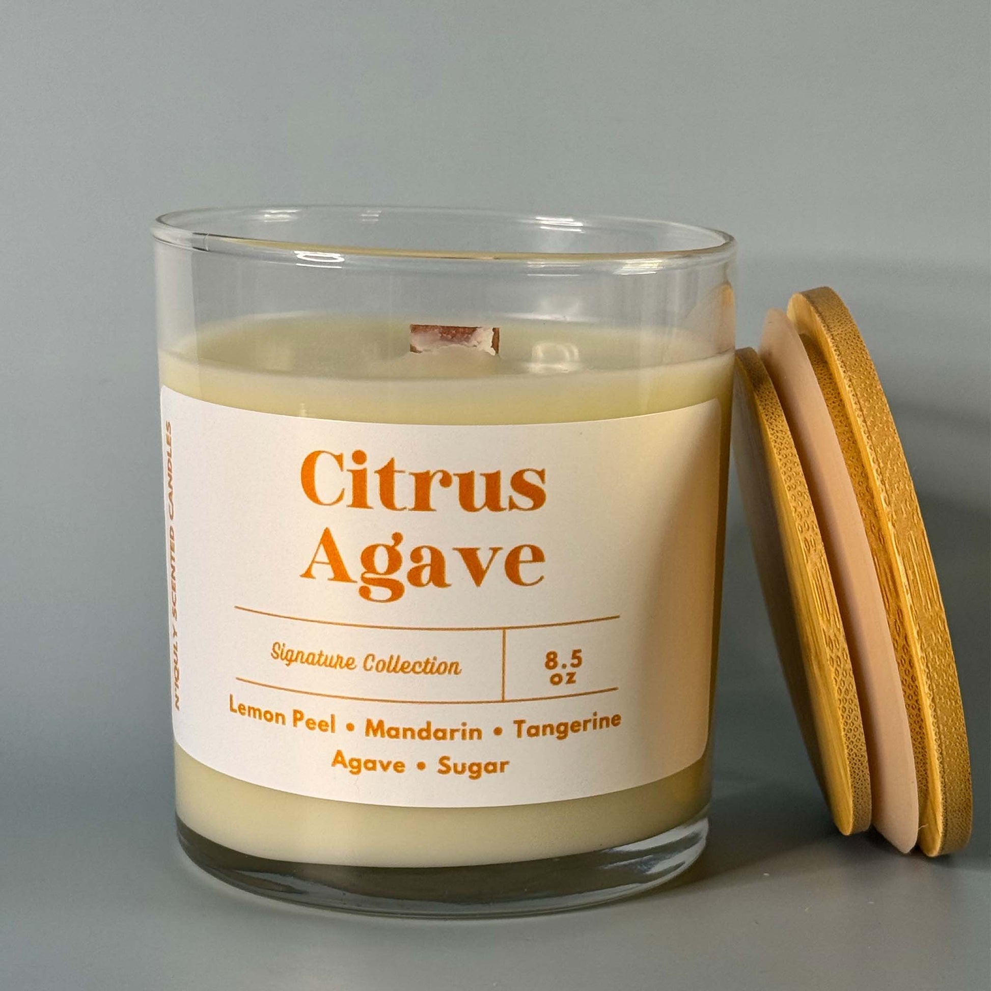 Refreshing Citrus Agave candle for home use