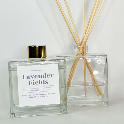 The Lavender room spray brings a peaceful, fragrant aura with its relaxing floral notes.